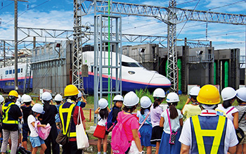 新潟新幹線車両センターの見学