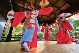 山ノ下祭り稚児舞(中野金吾さん)