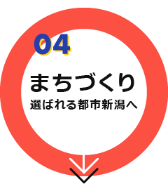 まちづくり／選ばれる都市新潟へ