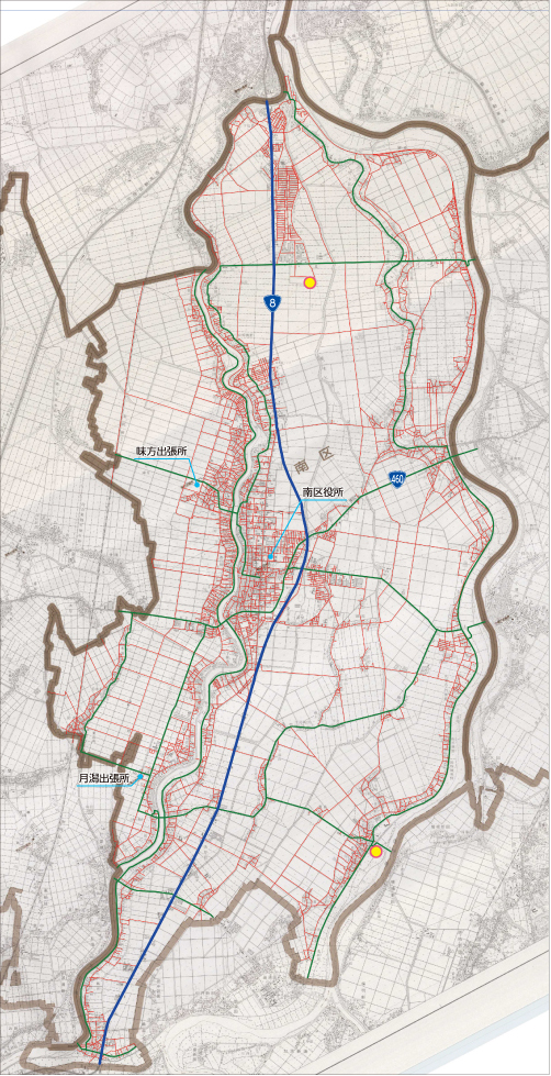 令和元年度南区除雪計画路線図