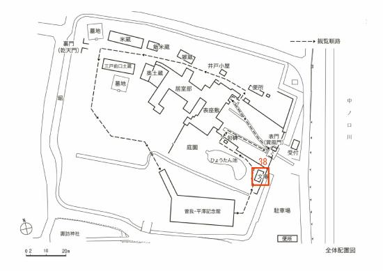 笹川邸位置図