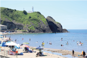 角田浜海水浴場の写真