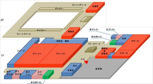 潟東コミセン配置図