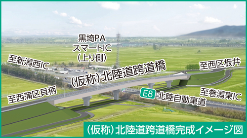 （仮称）北陸道跨道橋完成イメージ図