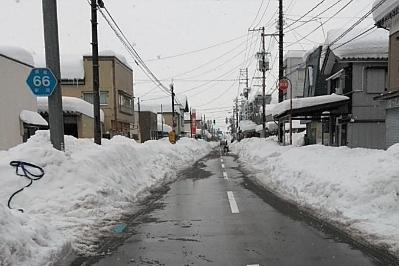 積雪の様子